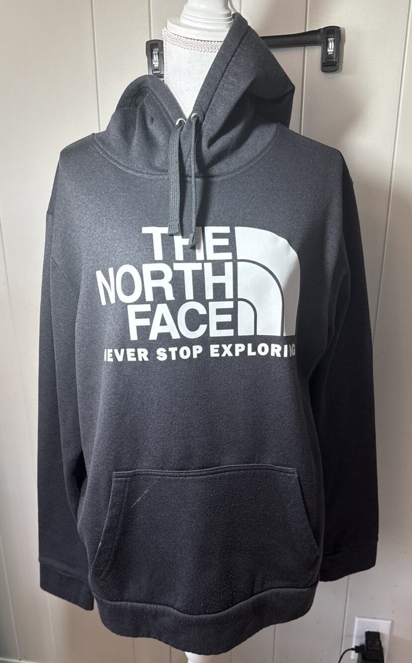 The North Face Mens Throwback Hoodies TNF Black Size Large OO
